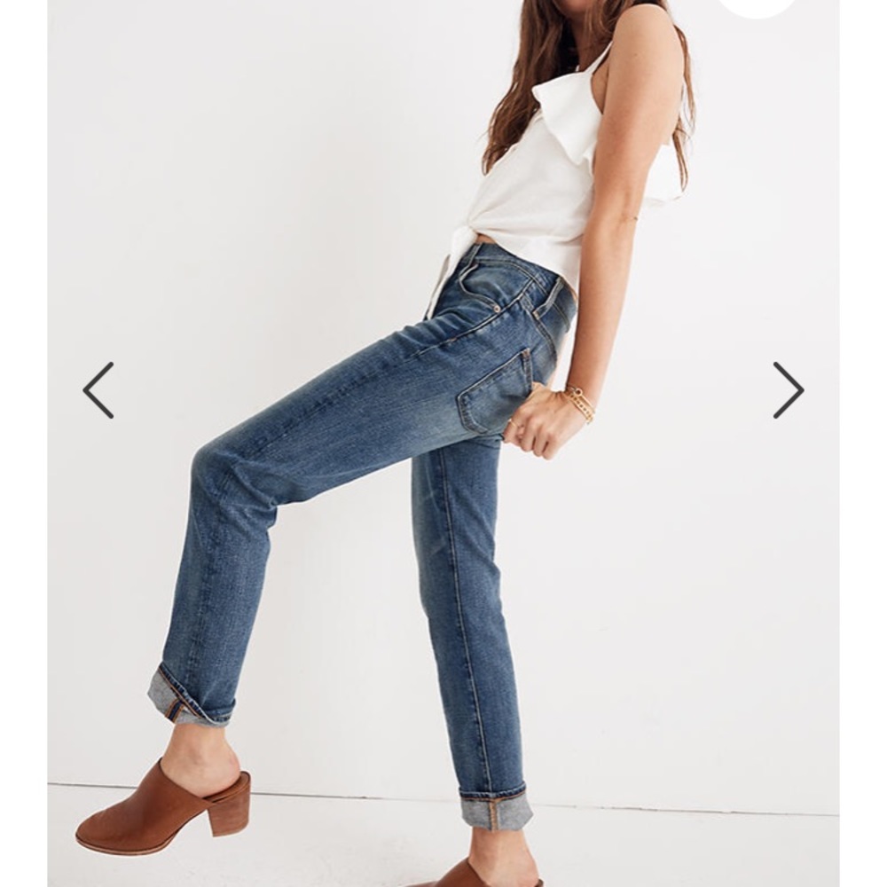 Madewell highrise slimboy jeans